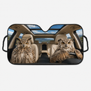 Two Owl Custom Car Windshield Sunshades