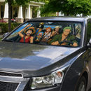 Luffy and Zoro One Piece Car Auto Sunshades