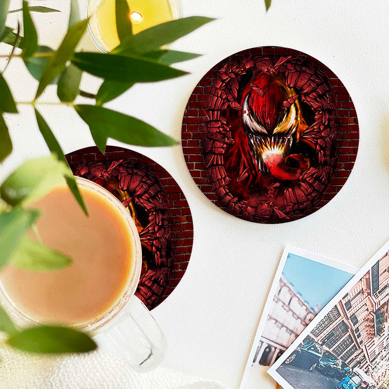 Canarge Break Wall Ceramic Decor Coaster - Gift Idea