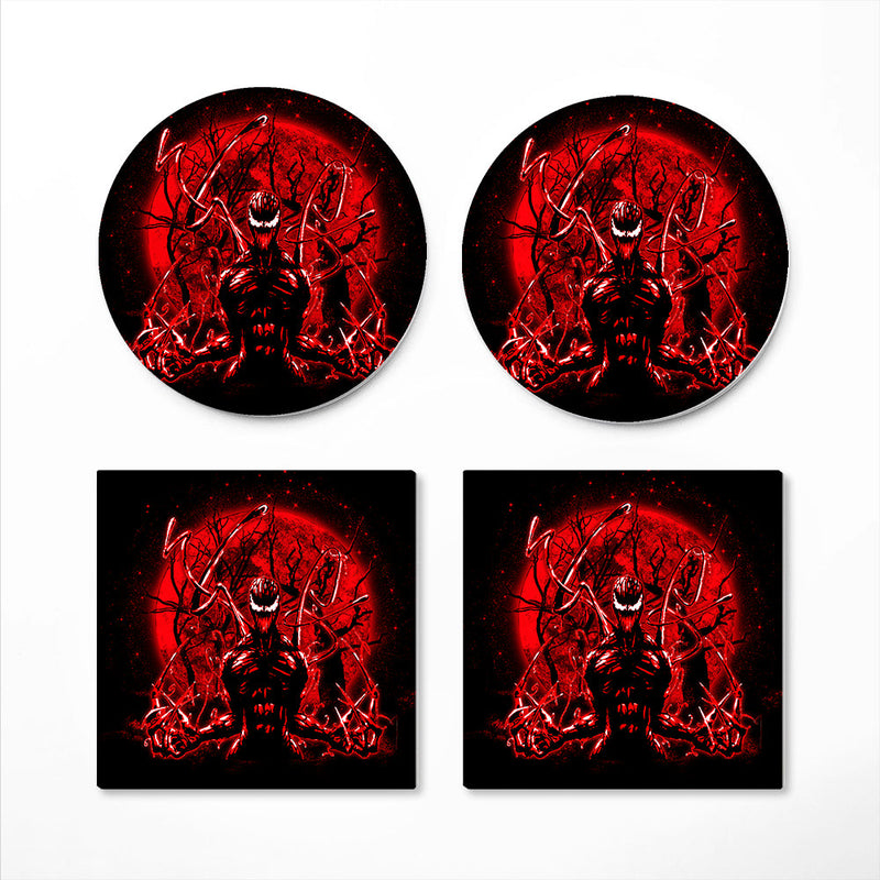 Carnage Moonlight Ceramic Decor Coaster - Gift Idea