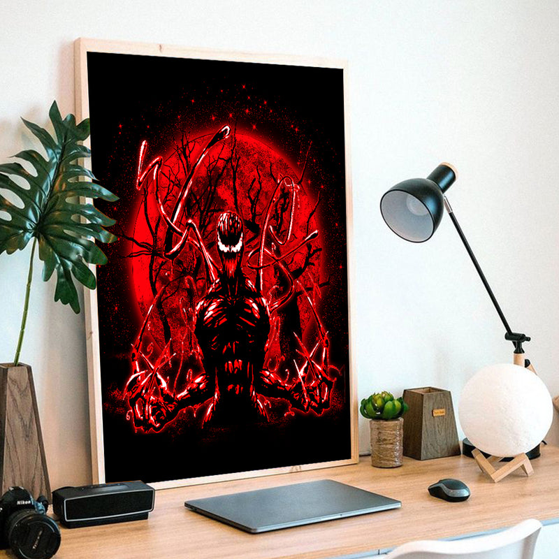 Carnage Moonlight  - Living Room - Canvas Wall Art - Print - Wall Decor