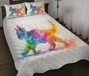 Cat Colorfull Quilt Bed Sets