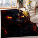 Cat Eyes Rectangular Area Rug