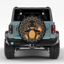Mandala Meditating Charmander Pokemon Yoga Jeep Car Spare Tire Cover