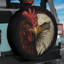 Chicken And Eagle Jeep Car Spare Tire Cover