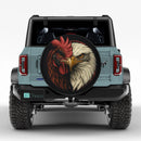 Chicken And Eagle Jeep Car Spare Tire Cover