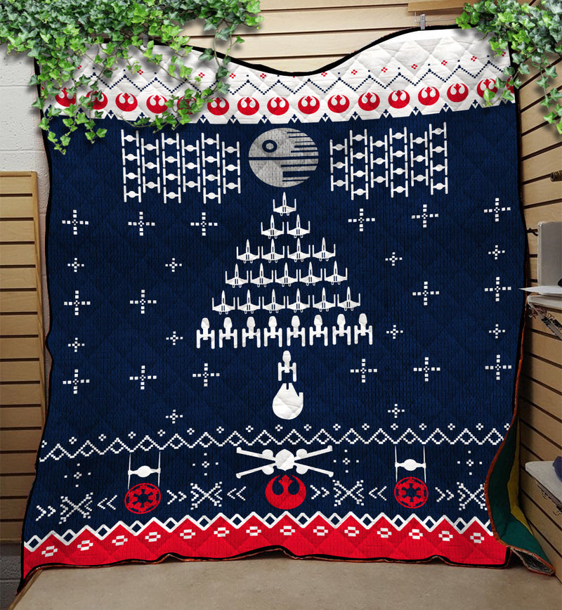 Christmas Tree Star War Quilt Blanket Nearkii