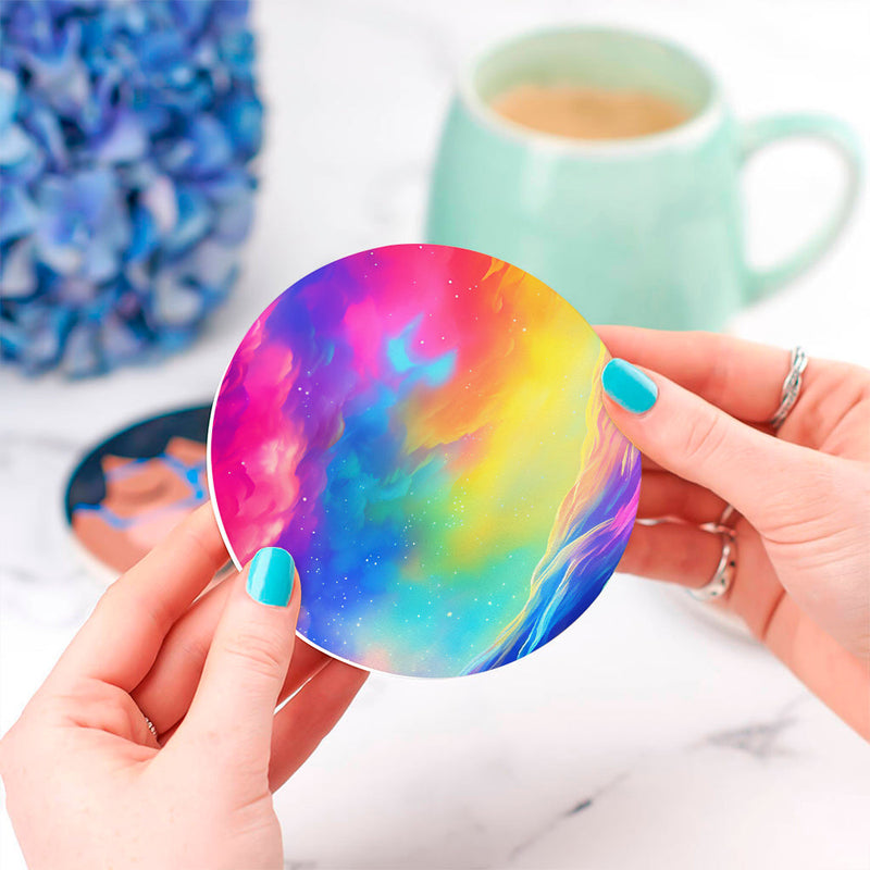 Colorfull Sky Ceramic Decor Coaster - Gift Idea