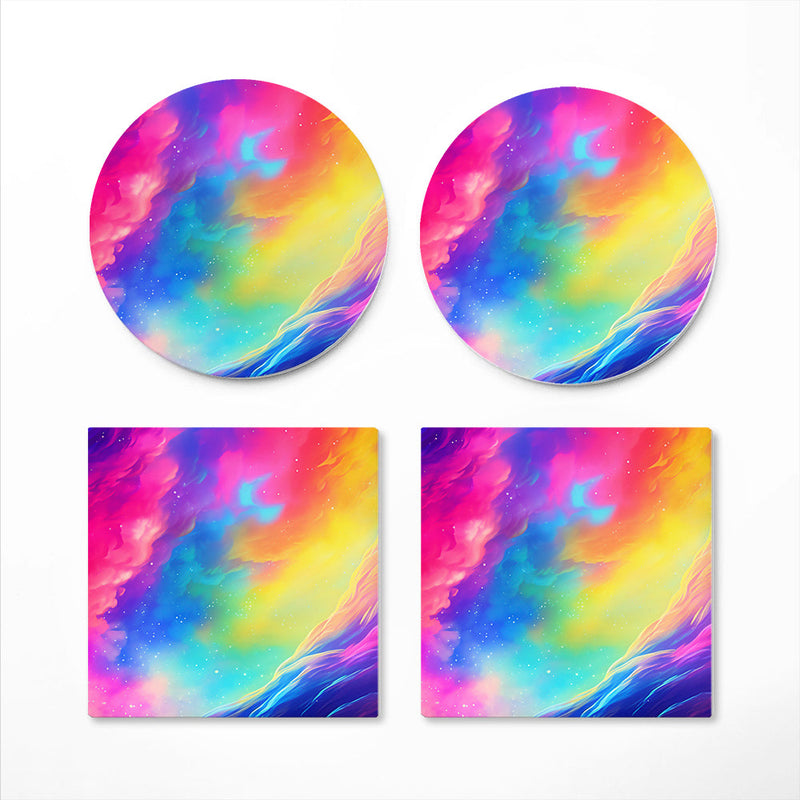 Colorfull Sky Ceramic Decor Coaster - Gift Idea