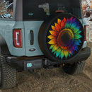 Colorful Sunflower Jeep Car Spare Tire Cover