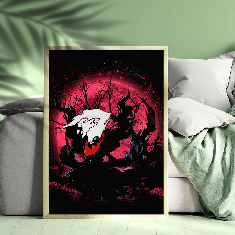 Darkrai Pokemon Moonlight - Living Room - Canvas Wall Art - Print - Wall Decor