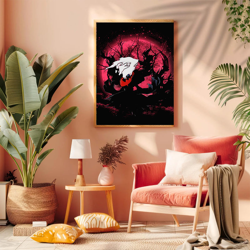 Darkrai Pokemon Moonlight - Living Room - Canvas Wall Art - Print - Wall Decor