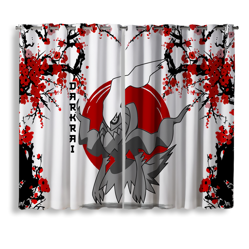 Darkrai Pokemon Japan Style Window Curtain