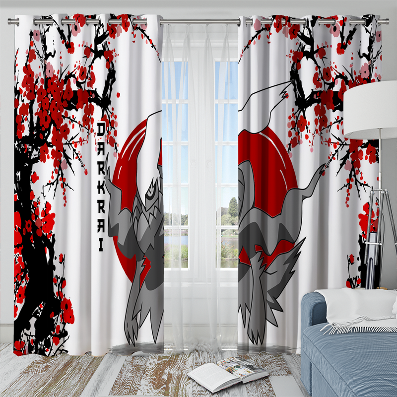 Darkrai Pokemon Japan Style Window Curtain