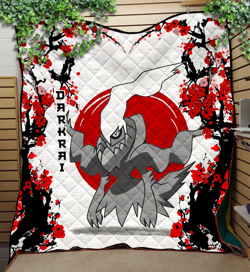 Darkrai Pokemon Japan Style Quilt Blanket