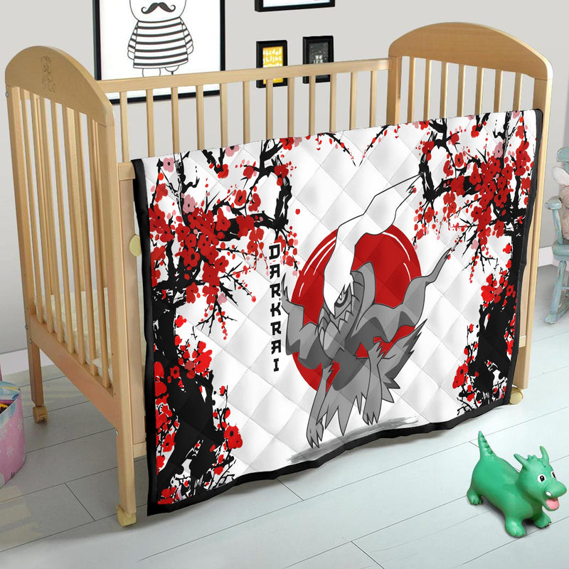 Darkrai Pokemon Japan Style Quilt Blanket