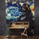 Darth Vader Starry Night Tapestry