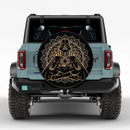 Mandala Meditating Darth Vader Jeep Car Spare Tire Cover
