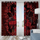 Deadpool Break Wall Style Window Curtain