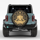 Mandala Meditating Deadpool Yoga Jeep Car Spare Tire Cover