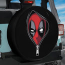Deadpool Unzipped Jeep Car Spare Tire Cover