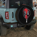 Deadpool Unzipped Jeep Car Spare Tire Cover