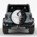 Death Star Black White Jeep Car Spare Tire Cover