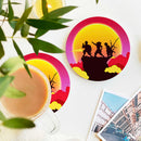 Demon Slayer Kimetsu No Yaiba Sunset Ceramic Decor Coaster - Gift Idea