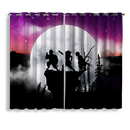 Demon Slayer Kimetsu No Yaiba Sunset Car Back Seat Covers Zom Window Curtain