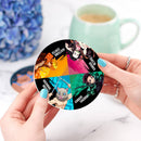 Demon Slayer Anime Ceramic Decor Coaster - Gift Idea