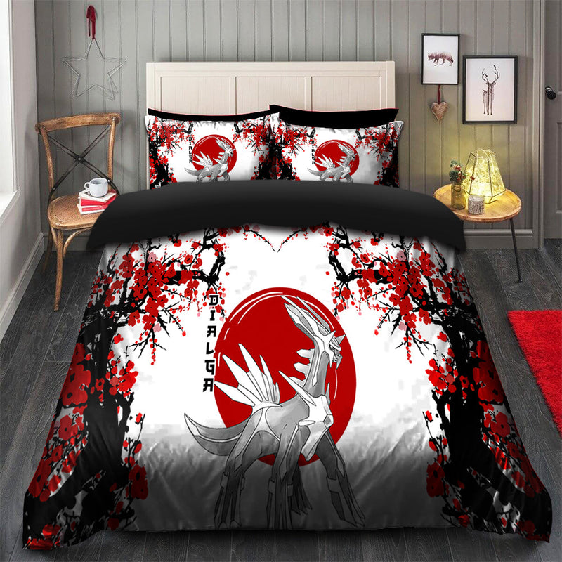 Dialga Pokemon Japan Style Bedding Set Duvet Cover And 2 Pillowcases