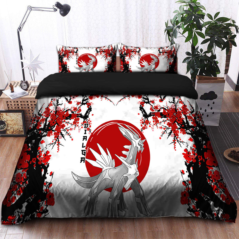 Dialga Pokemon Japan Style Bedding Set Duvet Cover And 2 Pillowcases