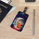 Dog Chainsaw Man Love You To The Moon Galaxy Luggage Tag