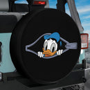 Donald Duck Hide Unzipped Jeep Car Spare Tire Cover