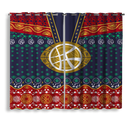 Dr Strange Christmas Window Curtain