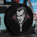 Dracula Vampire Unzipped Jeep Car Spare Tire Cover