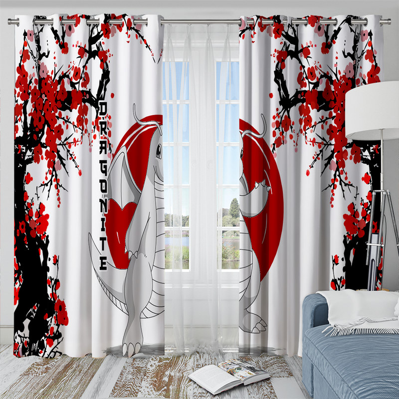 Dragonite Pokemon Japan Style Window Curtain