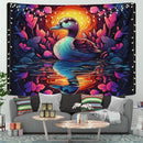 Duck At Night Tapestry