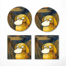 Psyduck Creaming Pokemon Ceramic Decor Coaster - Gift Idea