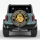Duck I Choose Violence Jeep Car Spare Tire Cover