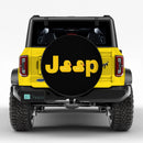 Yellow Jeep Duck Car Spare Tire Cover