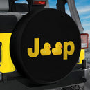 Yellow Jeep Duck Car Spare Tire Cover