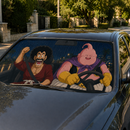 Dragon Ball Fat Buu And Satan Custom Car Windshield Sunshades