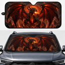 Dragon Fire Custom Car Windshield Sunshades