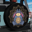Mandala Meditating Eeyore Jeep Car Spare Tire Cover