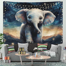 Elephant Night Sky Tapestry