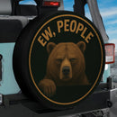 Ew People Bear Jeep Car Spare Tire Cover