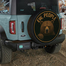 Ew People Bear Jeep Car Spare Tire Cover