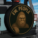 Ew People Bigfoot Jeep Car Spare Tire Cover