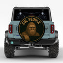 Ew People Bigfoot Jeep Car Spare Tire Cover